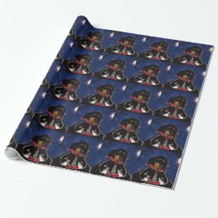 Papier Cadeau Halloween Dachshund