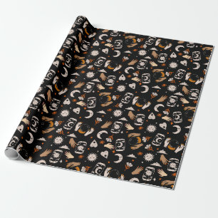 Papier Cadeau Halloween de la femme de cuisine
