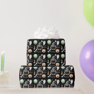 Papier Cadeau Halloween Éffrayant premier