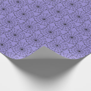 Papier Cadeau Halloween enveloppant papier-araignée Webs