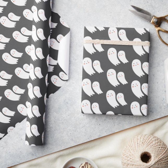 Papier Cadeau Halloween fantôme Éffrayant (Créateur téléchargé)