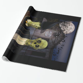 Papier Cadeau Halloween gothique américain