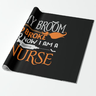 Papier Cadeau Halloween I Am A Nurse Birthday