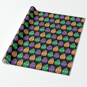 Papier Cadeau Halloween Jack-o'-lantern Candy Pail