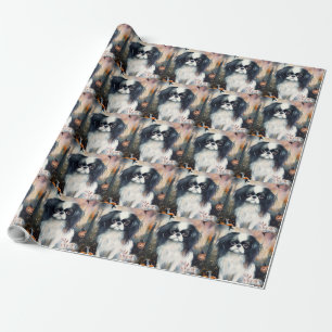 Papier Cadeau Halloween japonais chinois avec la peur Citrouille