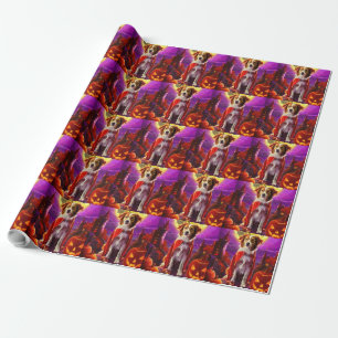 Papier Cadeau Halloween Nova Scotia Duck Tolling Retriever Vampi