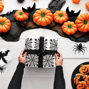 Papier Cadeau Halloween Spiderweb