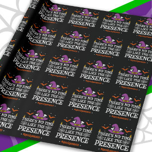 Papier Cadeau Halloween Spirit Éffrayant sorcière Casquette Funn