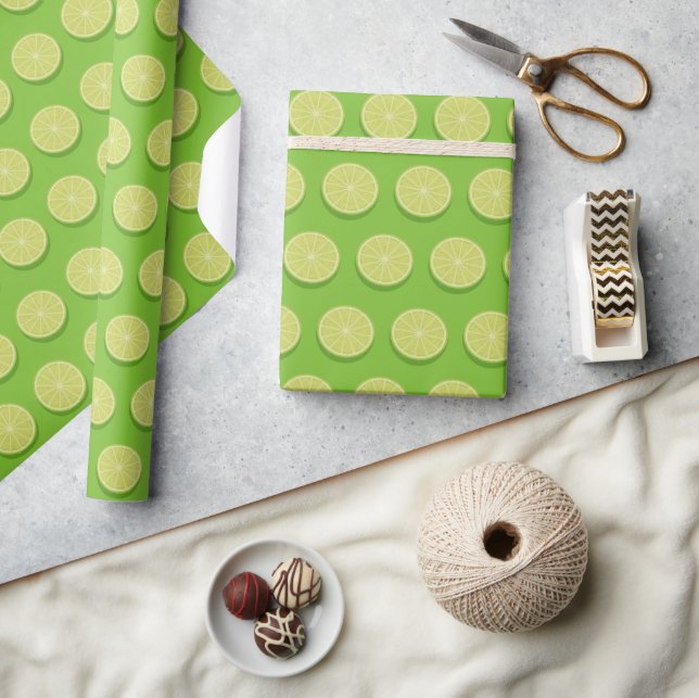 Papier Cadeau Halte Lime (Artisanat)