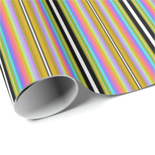 Papier Cadeau HAMbyWG - Enveloppement cadeau, 30" x 6" - Années 