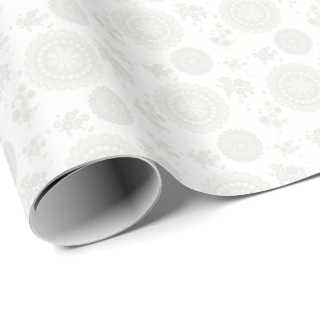 Papier Cadeau HAMbyWhiteGlove Papier à envelopper - Crème blanch (Coin rond)