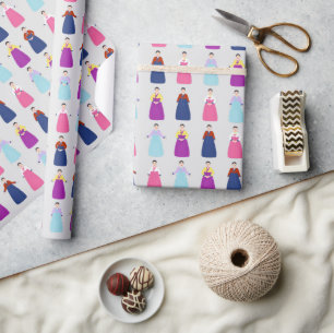Papier Cadeau Hanbos coréens traditionnels