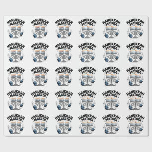 Papier Cadeau Hanukkah Matata Drôle Hanukkah Juif