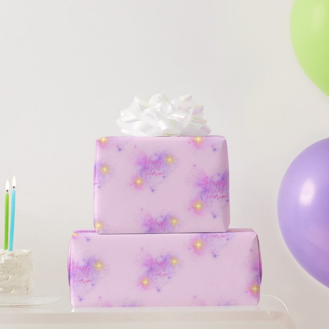 Papier Cadeau Happy Purim Wrapping Papier 30" (Cadeaux de fête)