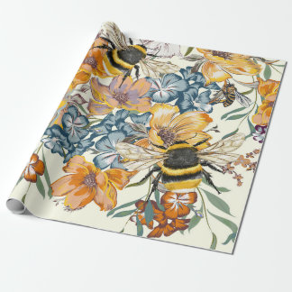 Papier Cadeau Harmonie des abeilles