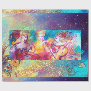 Papier Cadeau HARMONIE TRIO MUSIQUE CONCERT AquarELLE