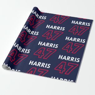 Papier Cadeau Harris 47 III - Kamala Harris Pour Président