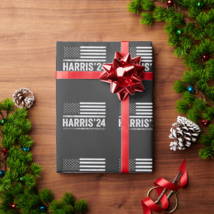 Papier Cadeau Harris Pour L'Élection Du Président Démocrate Amér
