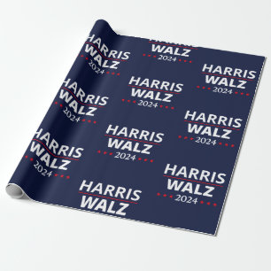 Papier Cadeau Harris Walz Election 2024 III