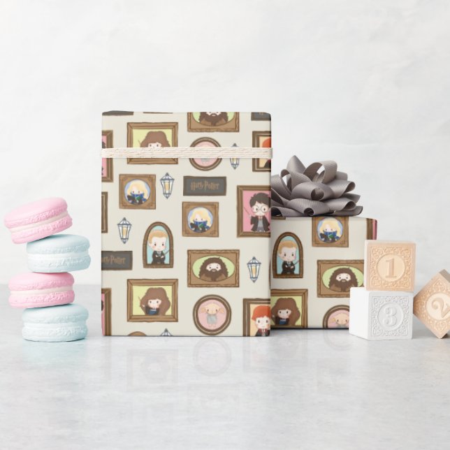 Papier Cadeau HARRY POTTER™ Chibi Image Frame Motif (Baby Shower)