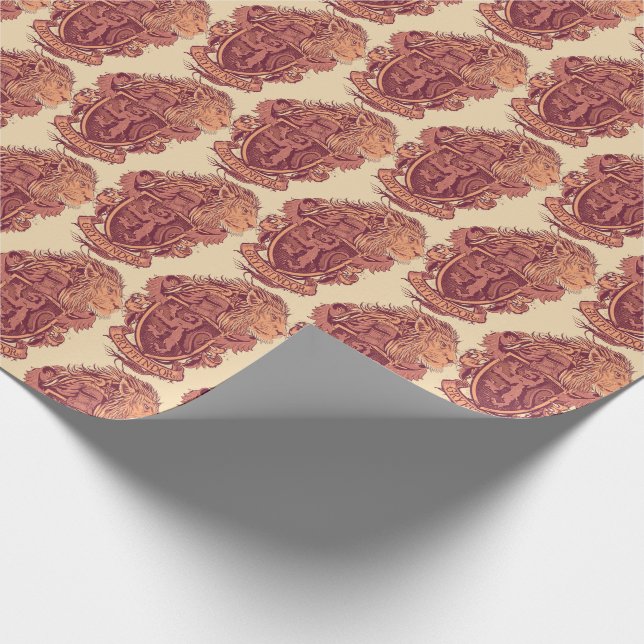 Papier Cadeau Harry Potter | Gryffindor Lion Crest (Coin)