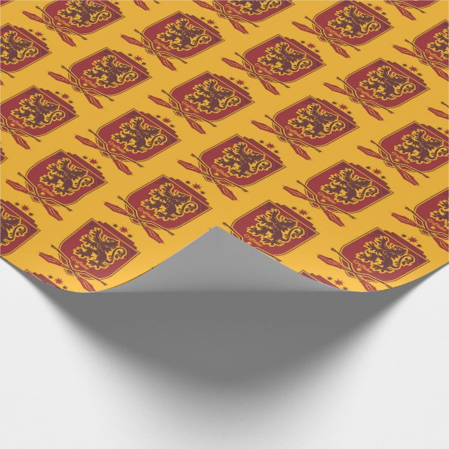 Papier Cadeau Harry Potter | Gryffindor QUIDDITCH™ Crest (Coin)
