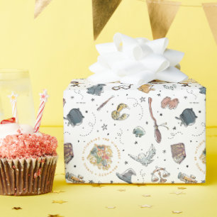 Papier Cadeau Harry Potter Icons Motif - Anniversaire