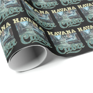 Papier Cadeau Havana Cuba Graffiti Street Art - Love Habana