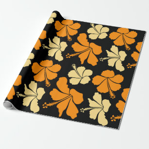 Papier Cadeau Hawaii tropical naturel floral sans couture motif 