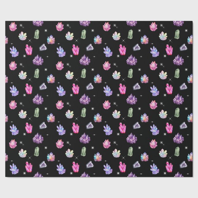 Papier Cadeau Healing Crystals Wrapping Paper (Couture)