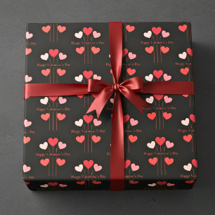 Papier Cadeau Heart Valentine