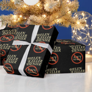 Papier Cadeau Helen Keller Dénonciateur Pas Possible Mème Vintag