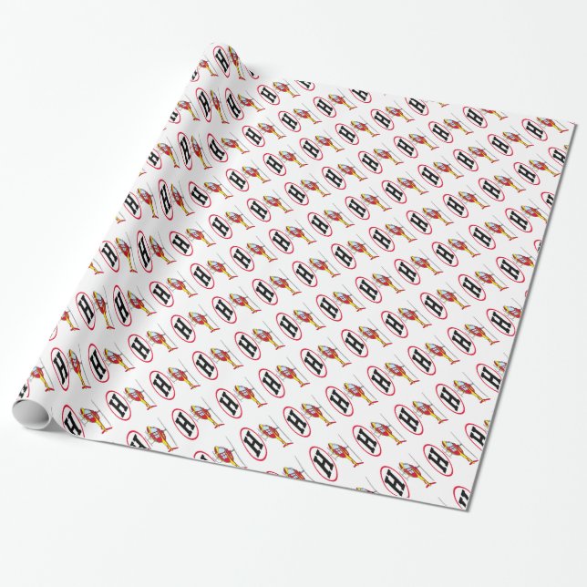 Papier Cadeau Hélicoptère d'atterrissage (Déroulé)