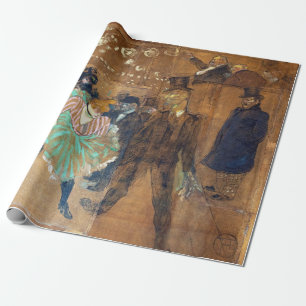 Papier Cadeau Henri de Toulouse-Lautrec - Danse au Rouge
