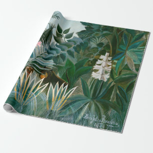 Papier Cadeau Henri Rousseau - La jungle équatoriale