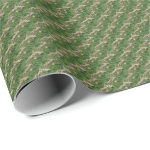 Papier Cadeau Herbes séchées Motif de la nature  