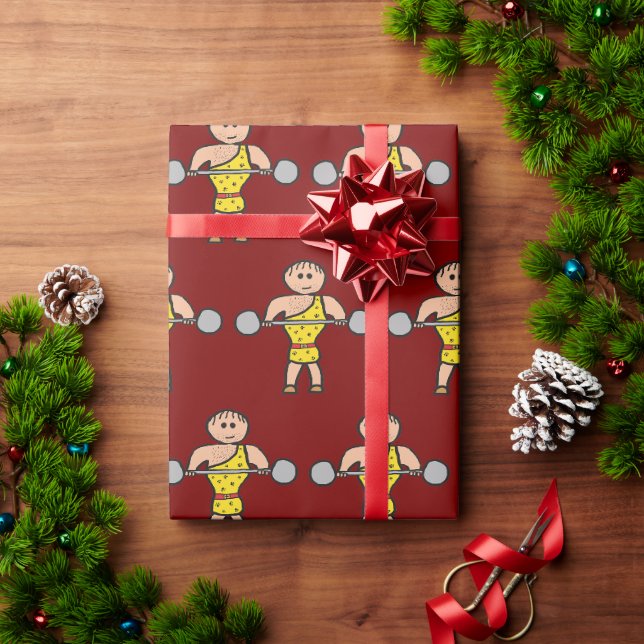 Papier Cadeau Hercule de cirque (Cadeau de vacances)