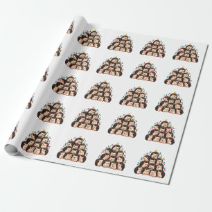 Papier Cadeau Hérisson Arbre de Noël Joyeux Noël Noël Noël Noël