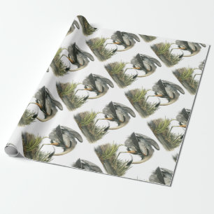 Papier Cadeau Héron de grand bleu par Audubon