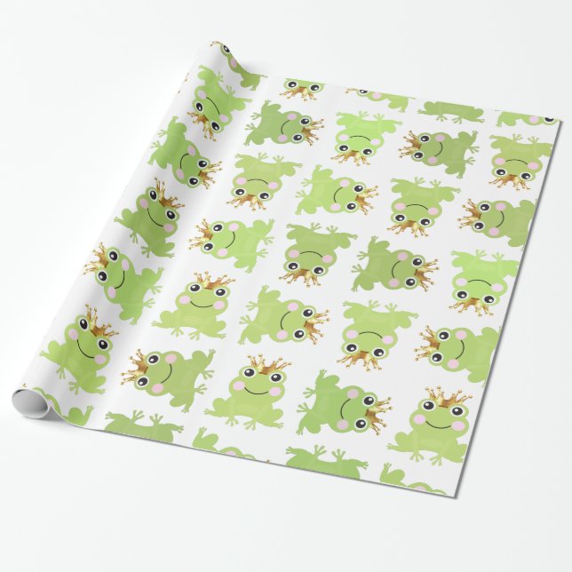 Papier Cadeau Histoire Fairy Tale Frog Prince Baby shower Party (Déroulé)