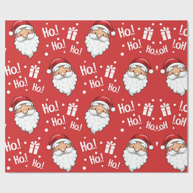 Papier Cadeau Ho Ho Christmas Wrapper Paper (Plat)