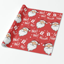 Papier Cadeau Ho Ho Christmas Wrapper Paper
