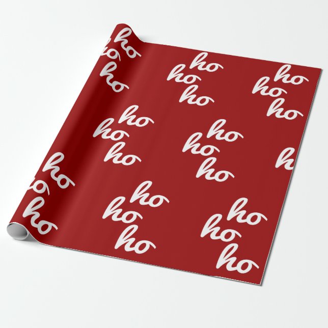 Papier Cadeau Ho-ho-ho (Déroulé)
