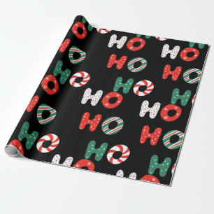 Papier Cadeau Ho Ho Ho Christmas Wrapper Paper