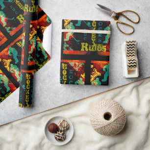 PAPIER CADEAU HOCKEY