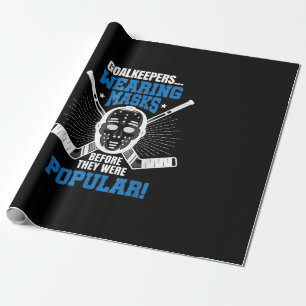 Papier Cadeau Hockey amusant de hockey sur luge de hockey sur gl