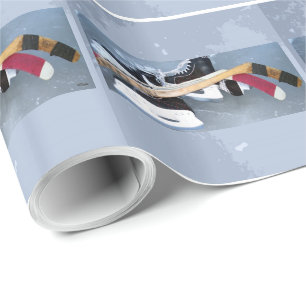 Papier Cadeau Hockey sur glace