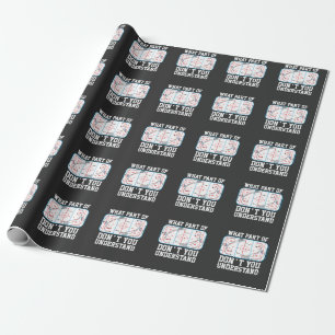 Papier Cadeau Hockey sur glace de quelle partie vous ne