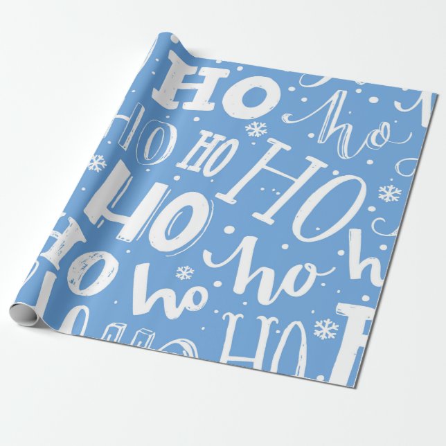 Papier Cadeau "HoHoHo" (Déroulé)