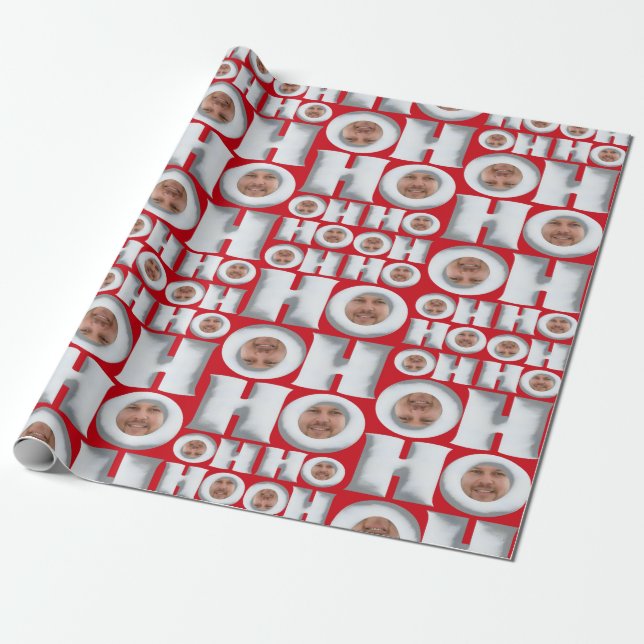 Papier Cadeau HoHoHo ! Don de MOI ! Votre papier d'enveloppement (Déroulé)